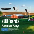 Crystal Vision Indoor/Outdoor 4-Camera Hardwired Floodlight 1Tb Hard Drive Security Camera System