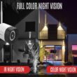 Crystal Vision Indoor/Outdoor 4-Camera Hardwired Floodlight 1Tb Hard Drive Security Camera System
