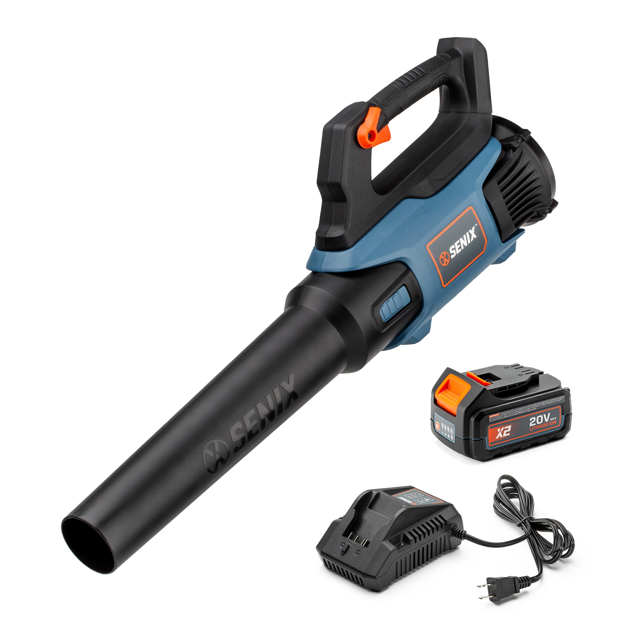 SENIX X2 20-volt Max Cordless Battery String Trimmer and Leaf Blower Combo Kit 4 Ah (Battery & Charger Included) SENIX X2 20-volt Max Cordless Battery String Trimmer and Leaf Blower Combo Kit 4 Ah (Battery & Charger Included) - Image 4