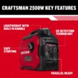 CRAFTSMAN 2500-Watt Single Fuel (Gasoline) Inverter Generator CRAFTSMAN 2500-Watt Single Fuel (Gasoline) Inverter Generator