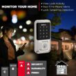 Kwikset Halo Keyless Entry Satin Nickel Smart Lock Electronic Deadbolt with Wifi Smartkey Touchscreen