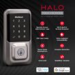 Kwikset Halo Keyless Entry Satin Nickel Smart Lock Electronic Deadbolt with Wifi Smartkey Touchscreen