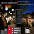 Kwikset Halo Keyless Entry Matte Black Smart Lock Electronic Deadbolt with Wifi Smartkey Touchscreen