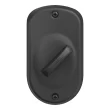 Schlage Plymouth Matte Black Electronic Deadbolt with Keypad