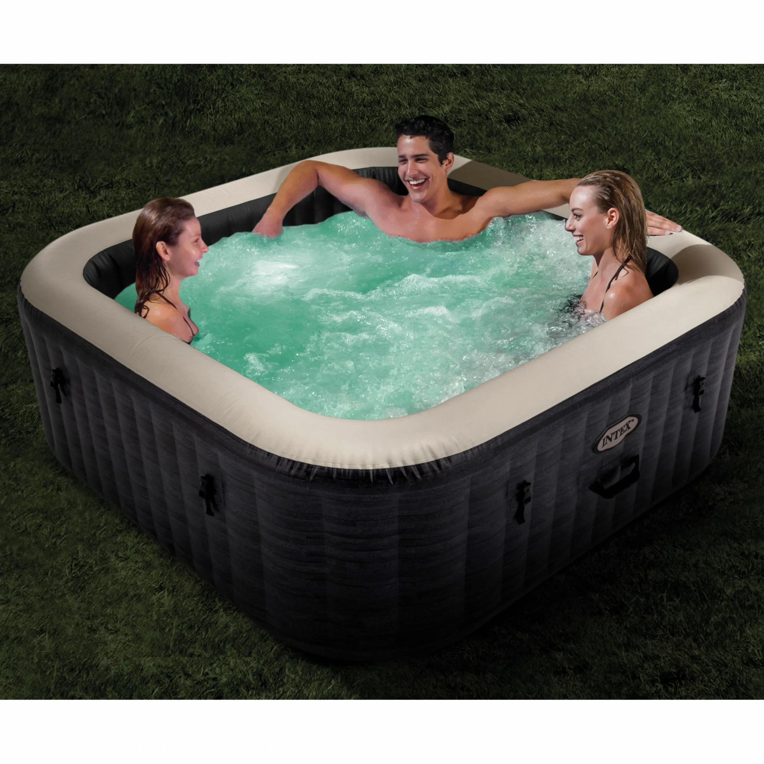 Intex 140 Jet 6-Person Inflatable Square Hot Tub (Cover Included) Intex 140 Jet 6-Person Inflatable Square Hot Tub (Cover Included) - Image 6