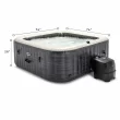 Intex 140 Jet 6-Person Inflatable Square Hot Tub (Cover Included) Intex 140 Jet 6-Person Inflatable Square Hot Tub (Cover Included)