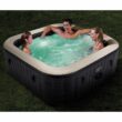 Intex 140 Jet 4-Person Inflatable Square Hot Tub (Cover Included) Intex 140 Jet 4-Person Inflatable Square Hot Tub (Cover Included)
