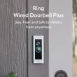 Ring Wired Doorbell Plus - Smart WiFi Video Doorbell Camera with Color Video Previews, Night Vision and Quick Replies