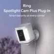 Ring Spotlight Cam Plus, Plug-In - Smart Security Video Camera with 2 Motion-Activated LED Spotlights, 2-Way Talk, Color Night Vision, White Ring Spotlight Cam Plus, Plug-In - Smart Security Video Camera with 2 Motion-Activated LED Spotlights, 2-Way Talk, Color Night Vision, White