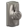 Schlage Customizable Keying Camelot-Georgian Satin Nickel Electronic Knob with Keypad