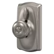 Schlage Customizable Keying Camelot-Georgian Satin Nickel Electronic Knob with Keypad