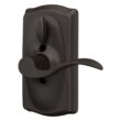 Schlage Camelot Aged Bronze Electronic Handle with Keypad
