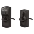 Schlage Camelot Aged Bronze Electronic Handle with Keypad