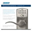 Schlage Camelot Aged Bronze Electronic Handle with Keypad