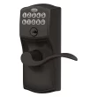Schlage Camelot Aged Bronze Electronic Handle with Keypad