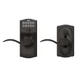 Schlage Camelot Aged Bronze Electronic Handle with Keypad