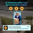 Defender Guard Pro 4K AI Indoor/Outdoor 3-Channel 3-Camera 4K Plug-in Bullet Micro Sd (Included) Security Camera System