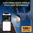 Defender Guard Pro 4K AI Indoor/Outdoor 3-Channel 3-Camera 4K Plug-in Bullet Micro Sd (Included) Security Camera System