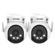 Defender Everwatch AI Indoor/Outdoor 2-Channel 2-Camera 4K Plug-in Pan and Tilt Micro Sd Security Camera System
