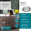Bestway 180 Jet 7-Person Inflatable Round Hot Tub (Cover Included)