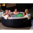 Intex 170 Jet 6-Person Inflatable Round Hot Tub (Cover Included)