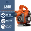 Husqvarna 125B 28-cc 2-cycle 470-CFM 170-MPH Gas Handheld Leaf Blower Husqvarna 125B 28-cc 2-cycle 470-CFM 170-MPH Gas Handheld Leaf Blower