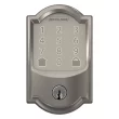 Schlage Encode Camelot Satin Nickel Smart Lock Electronic Deadbolt with Wifi Touchscreen Keypad