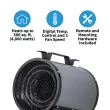 NewAir Up to 4800-Watt Infrared Portable Electric Garage Heater with Thermostat