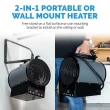 NewAir Up to 4800-Watt Infrared Portable Electric Garage Heater with Thermostat