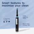 Oral-B iO Deep Clean Rechargeable Electric Powered Toothbrush, Black with iO Series 3 Limited, 2 Brush Heads and Travel Case Oral-B iO Deep Clean Rechargeable Electric Powered Toothbrush, Black with iO Series 3 Limited, 2 Brush Heads and Travel Case