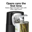 Hamilton Beach 2-in-1 Electric Automatic Can Opener for Kitchen with Hands-Free Removable Walking Head, Black (76611F)