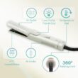 Asani 360° Airflow Styler - 2-in-1 Professional Curling Wand & Hair Straightener - Flat Iron Curler with Cooling Fan, Air Vents (White) Asani 360° Airflow Styler - 2-in-1 Professional Curling Wand & Hair Straightener - Flat Iron Curler with Cooling Fan, Air Vents (White)