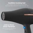 INFINITIPRO BY CONAIR Hair Dryer with Diffuser, AC Motor Pro Hair Dryer with Ceramic Technology, Black, Packaging May Vary