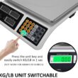YIFOR Digital Commercial Price Scale 88lb/40kg Price Computing Scale, Food Produce Counting Weight Scale