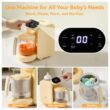 Chefhandy Baby Food Maker, 5 in 1 Baby Food Processor with Steaming Basket, Auto Cooking & Grinding (Yellow)