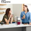 Keurig K-Supreme Single Serve K-Cup Pod Coffee Maker, MultiStream Technology, 4 Brew Sizes, 66oz Dual-Position Removable Reservoir, White