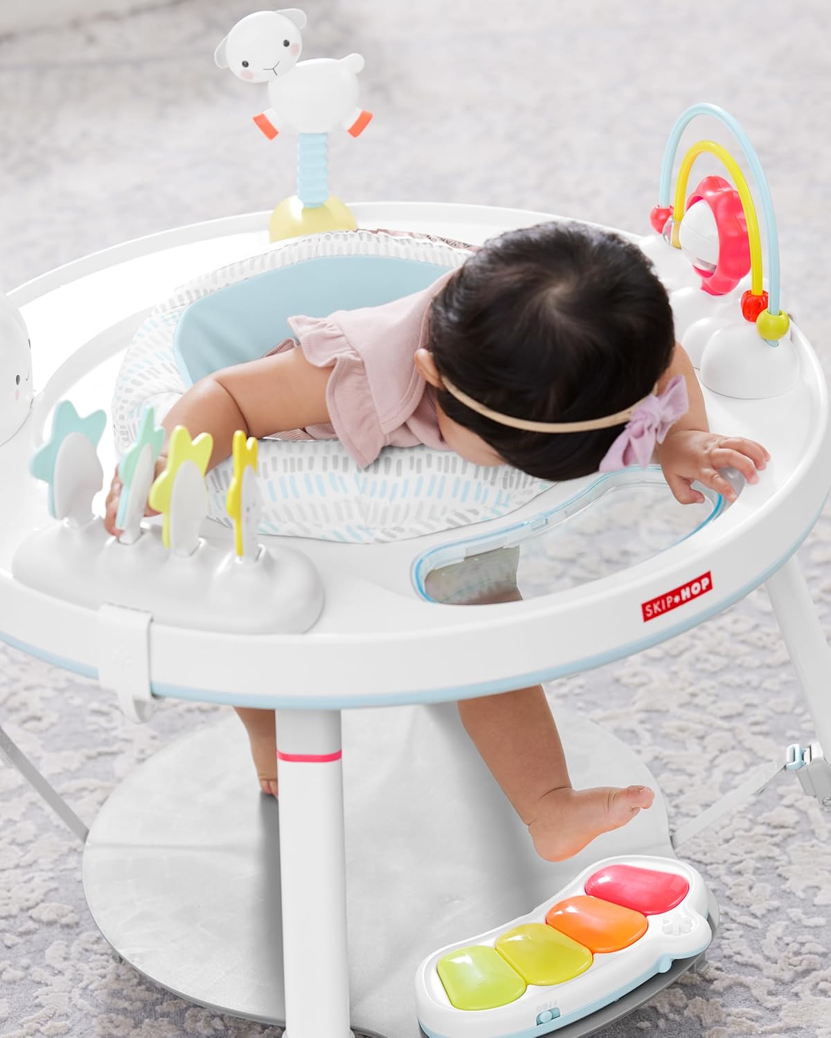 Skip Hop Baby Activity Center: Interactive Play Center with 3-Stage Grow-with-Me Functionality, 4mo+, Silver Lining Cloud Skip Hop Baby Activity Center: Interactive Play Center with 3-Stage Grow-with-Me Functionality, 4mo+, Silver Lining Cloud - Image 4