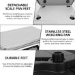 YIFOR Digital Commercial Price Scale 88lb/40kg Price Computing Scale, Food Produce Counting Weight Scale