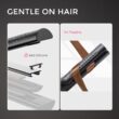 TYMO Airflow Styler 2.0 Curling Iron - Flat Iron Hair Straightener and Curler 2 in 1, 1.25 Inch Ionic Curling Wand, Black