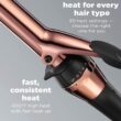CONAIR INFINITIPRO Rose Gold Titanium 1-Inch Curling Iron, 1-inch barrel produces classic curls