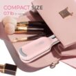 TYMO ROVY Beach Waves Curling Wand, Ionic Deep Waver Hair Curler Tool with Ceramic 3 Barrel, Pink, 1 Inch