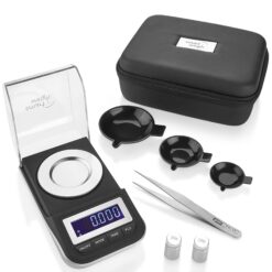 Smart Weigh 50g x 0.001 Grams, Premium High Precision Digital Milligram Scale, Includes Tweezers