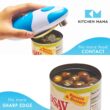 Kitchen Mama Auto Electric Can Opener – Automatic, Hands Free, Smooth Edge, Battery Operated (Sky Blue)