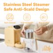 Chefhandy Baby Food Maker, 5 in 1 Baby Food Processor with Steaming Basket, Auto Cooking & Grinding (Yellow)