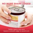 Kitchen Mama Auto Electric Can Opener - Automatic, Hands Free, Smooth Edge, Battery Operated (Red)
