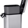 simplehuman 25 Liter, 27 lb / 12.2 kg Medium Pet Food Storage Container for Dog Food, Cat Food, and Bird Feed, Brushed Stainless Steel