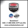 Rubbermaid Roughneck Clear 95 Qt/23.75 Gal Storage Containers, Pack of 4