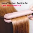 TYMO Flat Iron Hair Straightener and Curler 2 in 1 with 10s Fast Heating, 1 Inch Professional Titanium Straightening Curling Iron TYMO Flat Iron Hair Straightener and Curler 2 in 1 with 10s Fast Heating, 1 Inch Professional Titanium Straightening Curling Iron