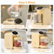 Chefhandy Baby Food Maker, 5 in 1 Baby Food Processor with Steaming Basket, Auto Cooking & Grinding (Yellow)