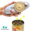 Kitchen Mama Auto Electric Can Opener – Automatic, Hands Free, Smooth Edge, Battery Operated (Teal)